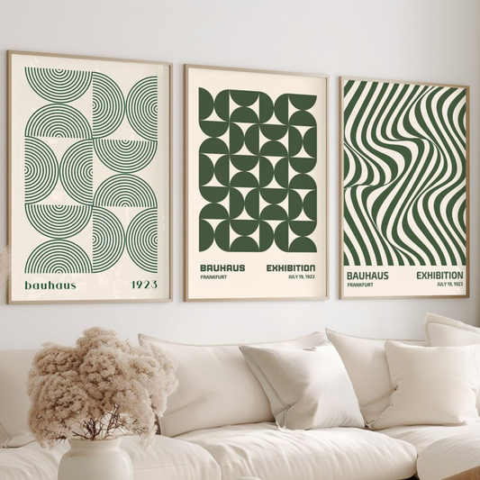 Set de 3 Bauhaus Salvia