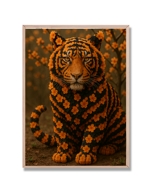 Tigre en flor