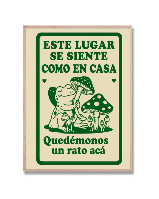Rana y Hongos