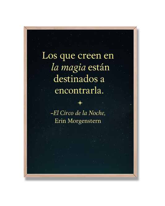 Frase sobre la magia