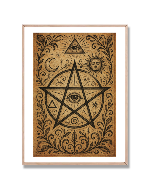 Pentagrama con ojo