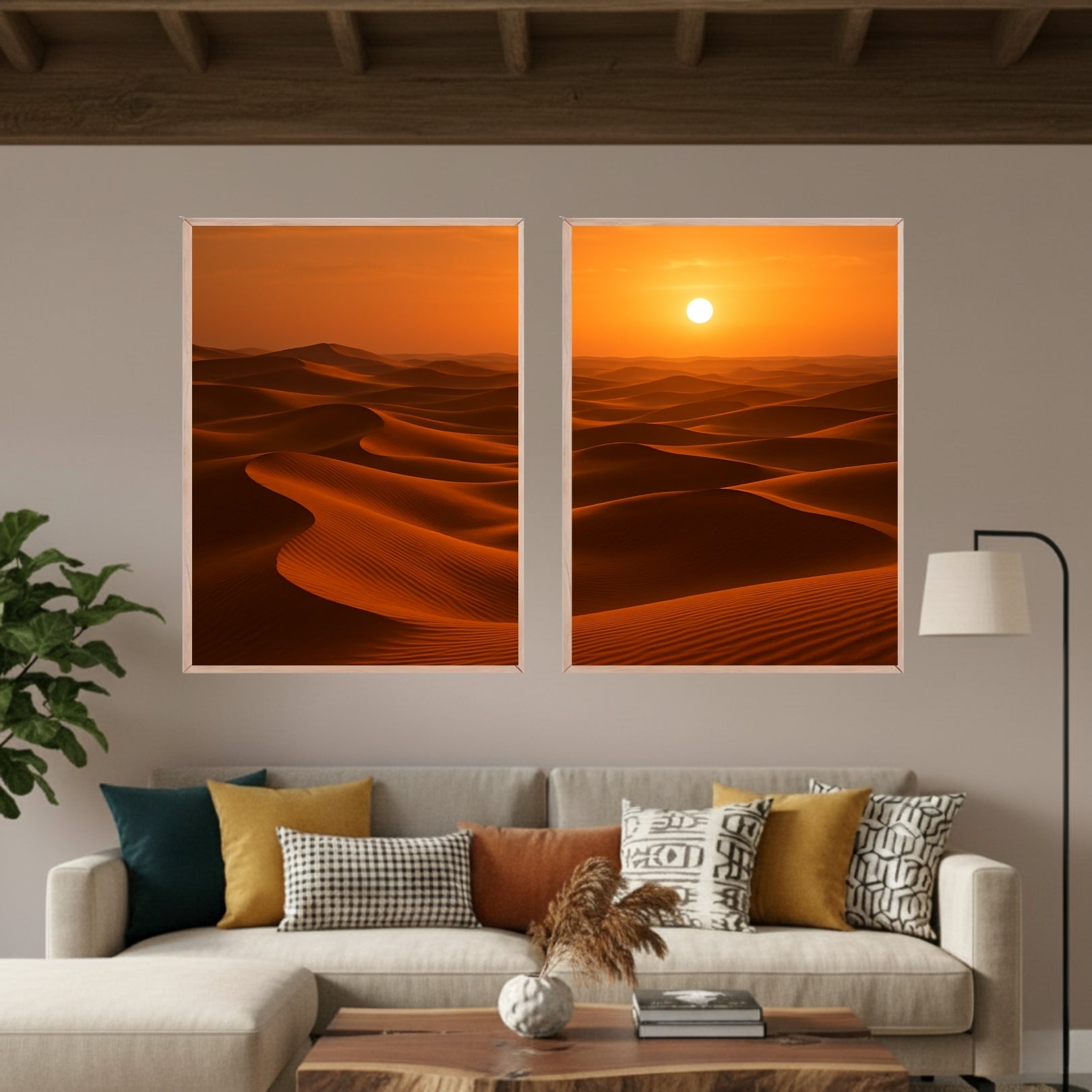 Set de 2 Desierto Sol