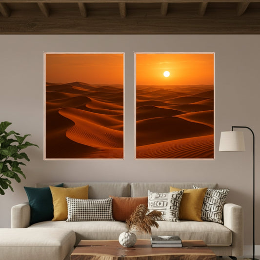 Set de 2 Desierto Sol