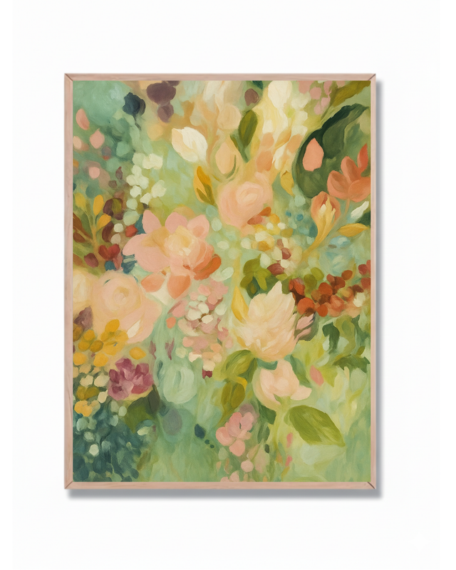 Flores Pastel Abstracto #3