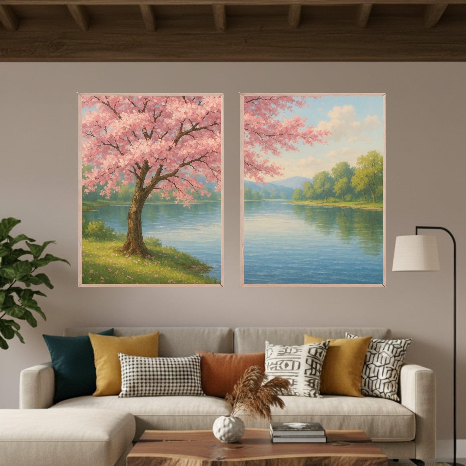 Set de 2 Cerezo Lago