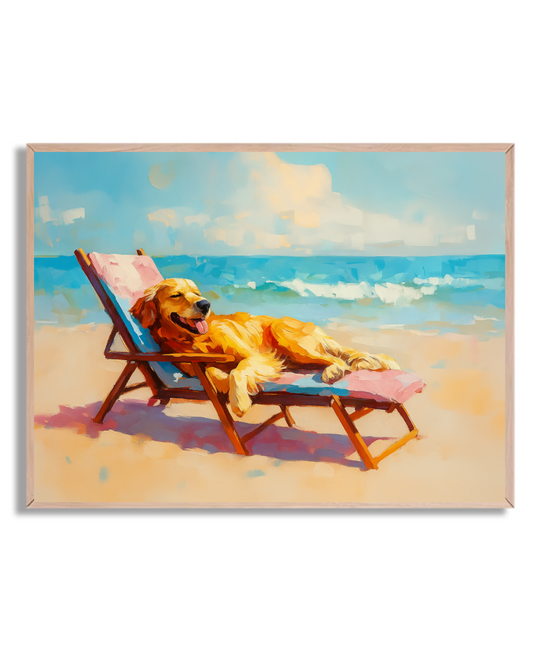 Golden en la Playa