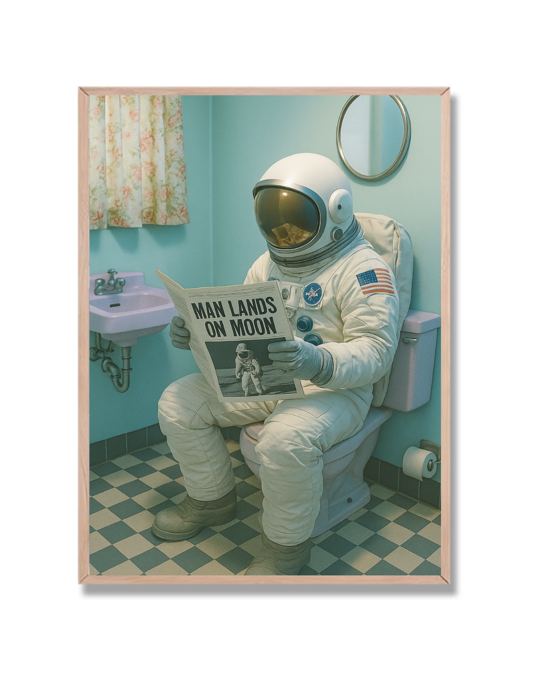 Astronauta baño