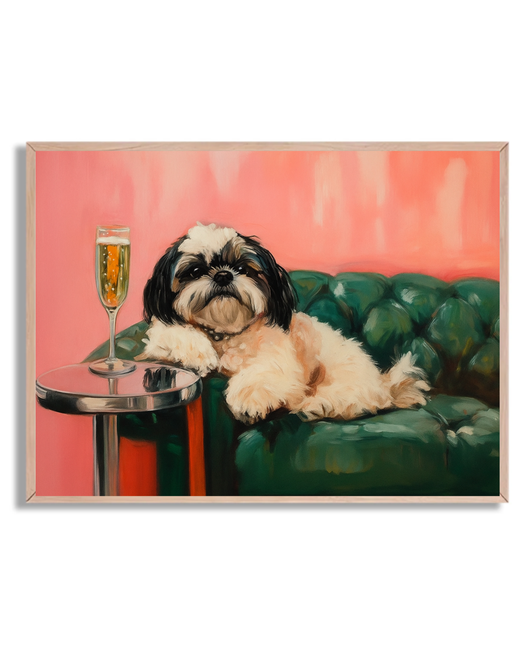 Perrito chic con copa