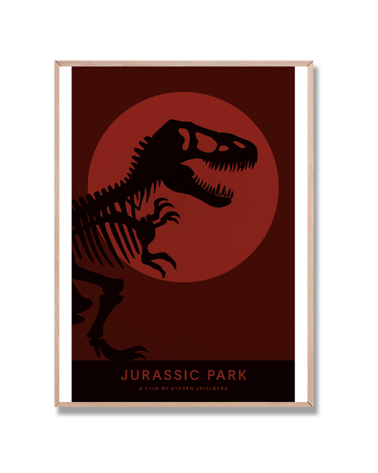 Poster Jurassic Park Minimalista