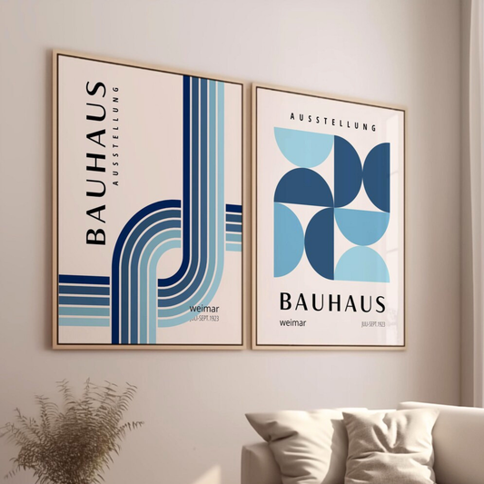 Set de 2 Bauhaus Cobalto