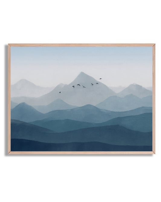 Montañas azules