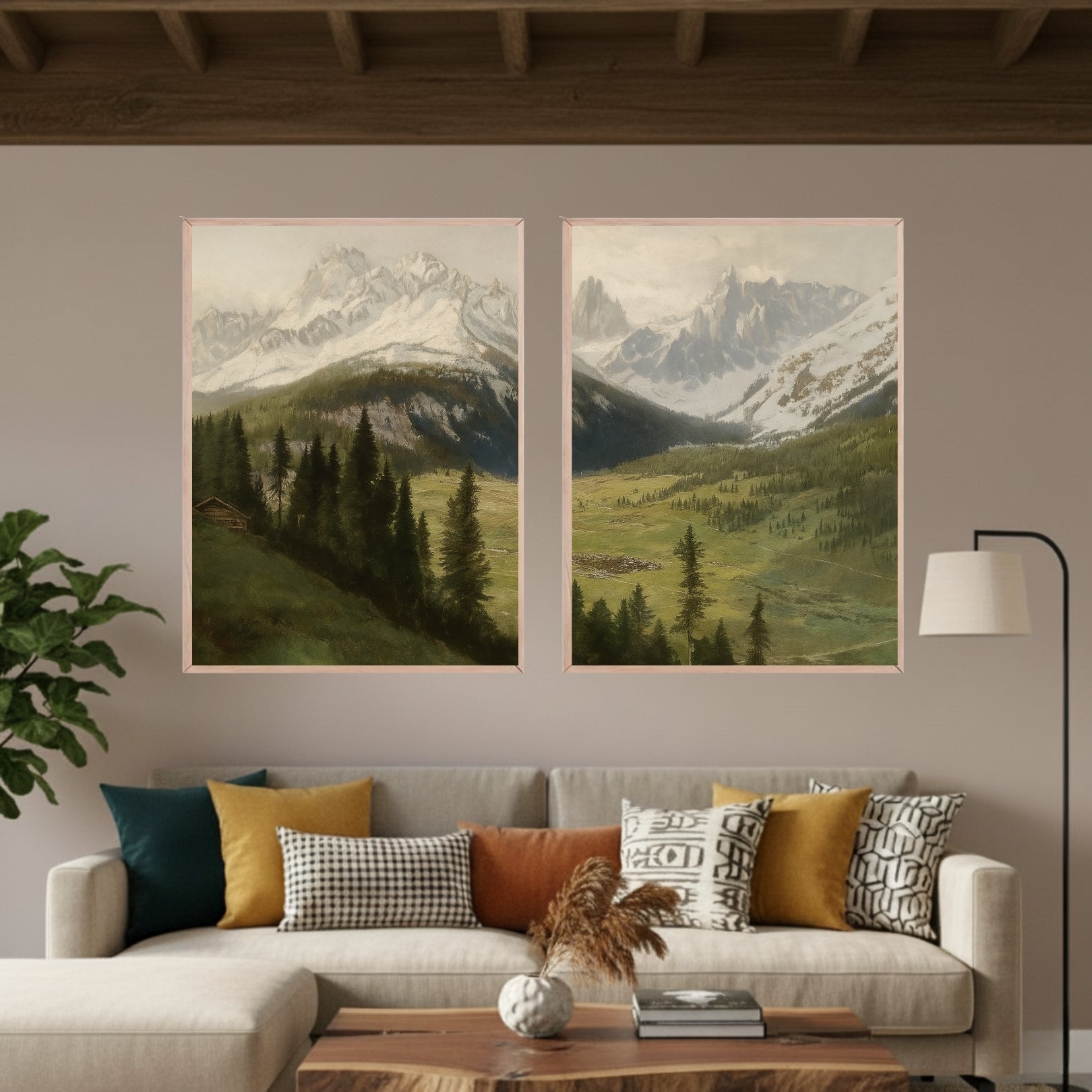 Set de 2 Montaña Nevada