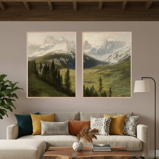 Set de 2 Montaña Nevada