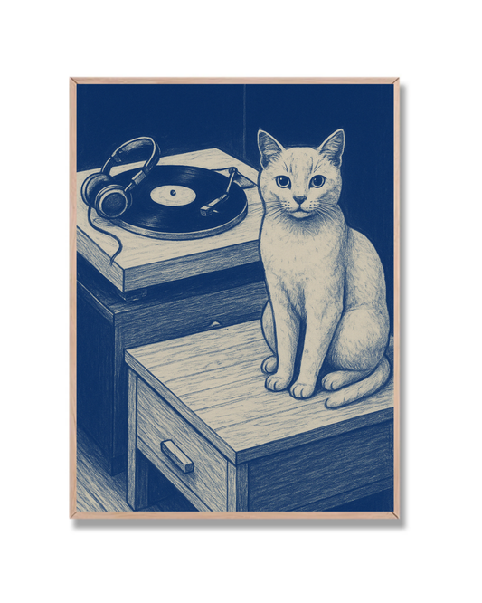 Gato en Azul