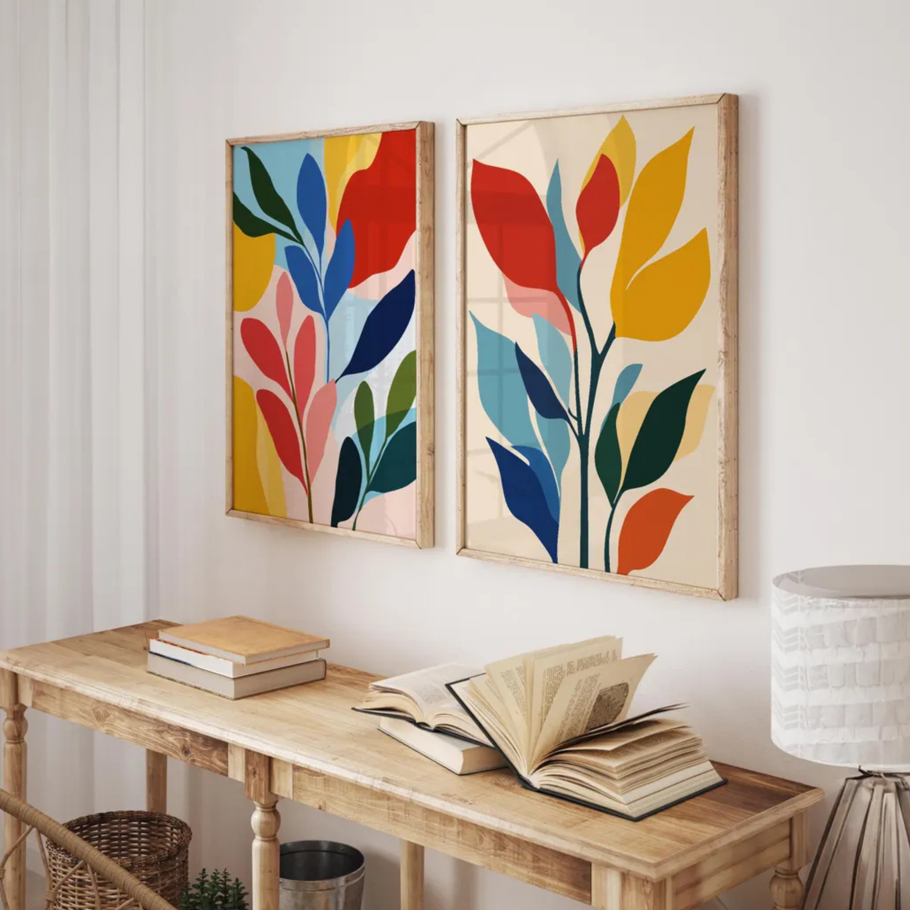 Set de 2 Flores de Matisse