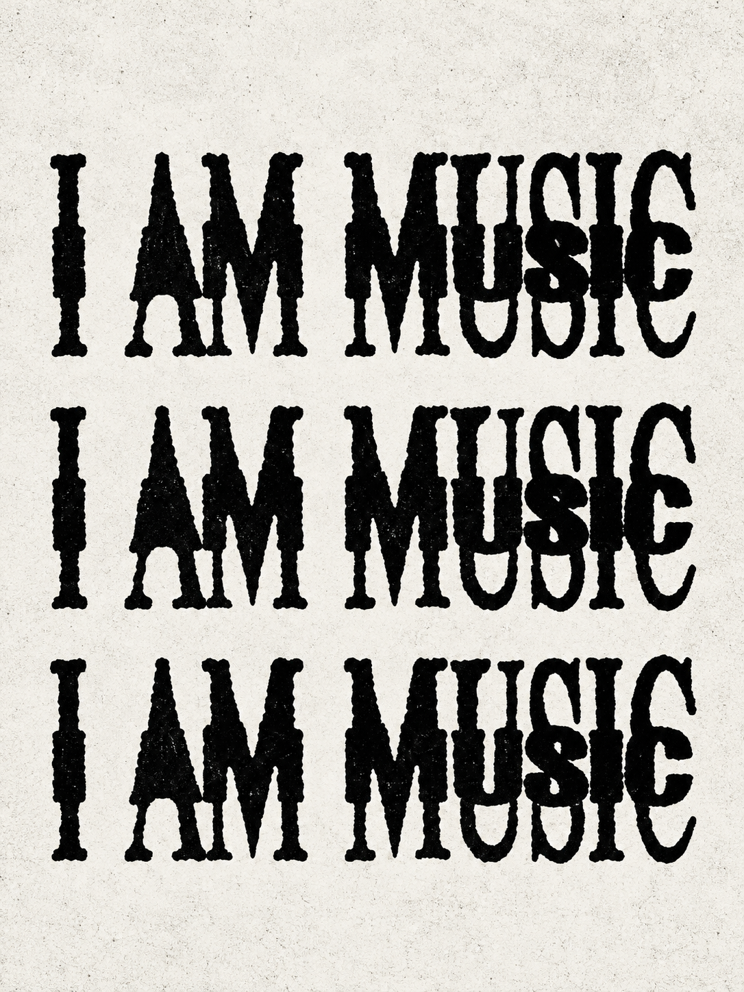 I Am Music - cuadro decorativo