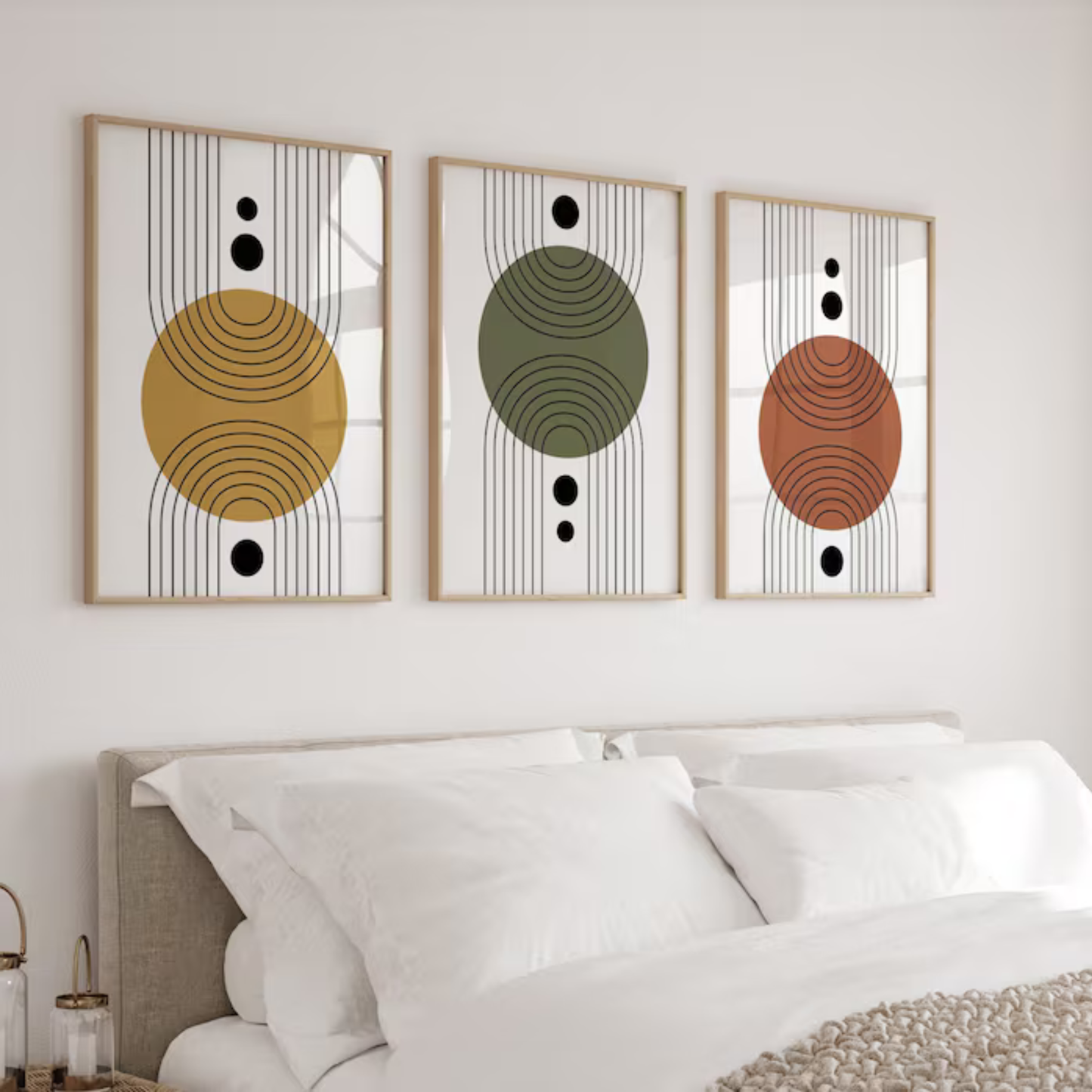 Set de 3 Bauhaus Círculos Color