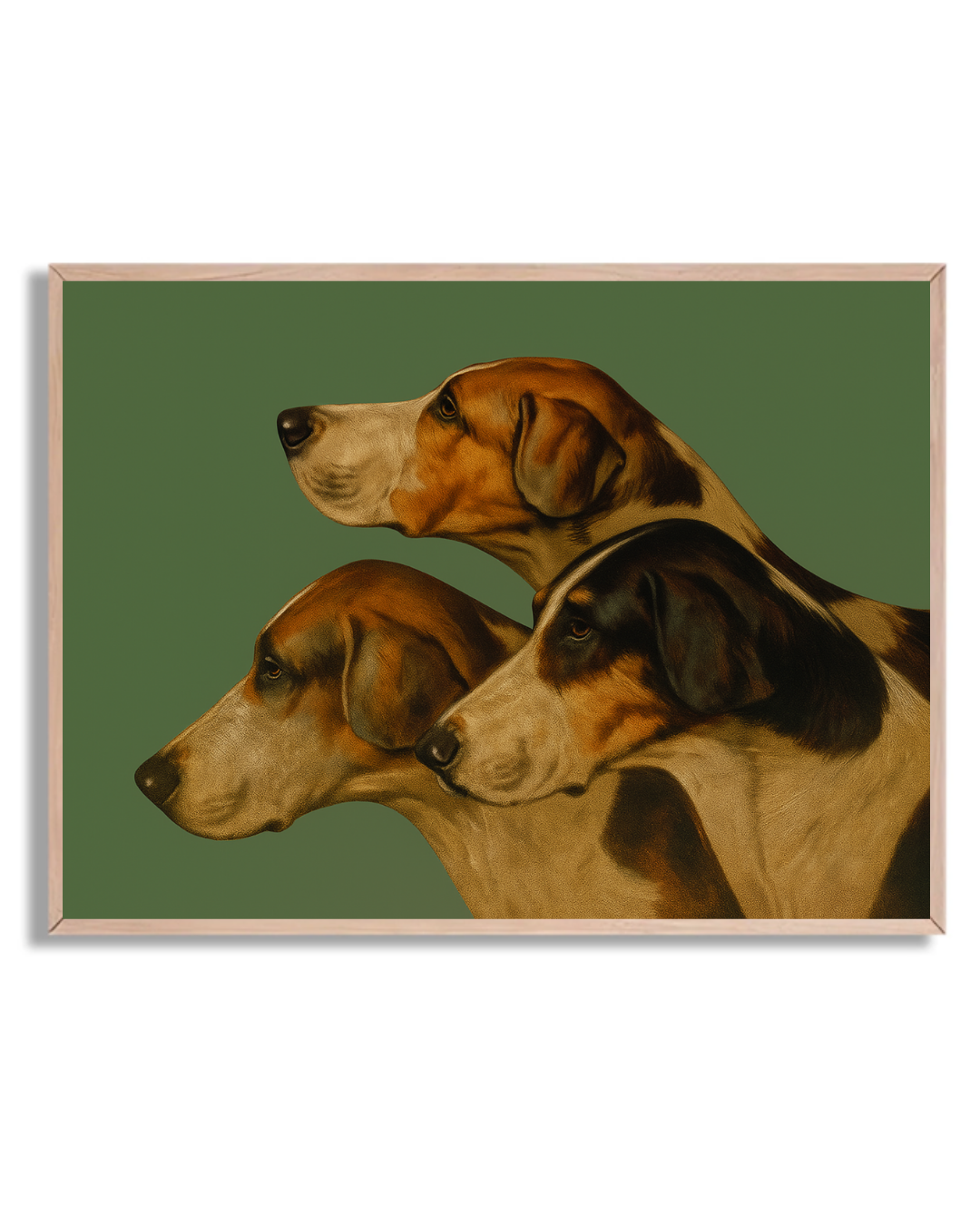 Trío canino elegante