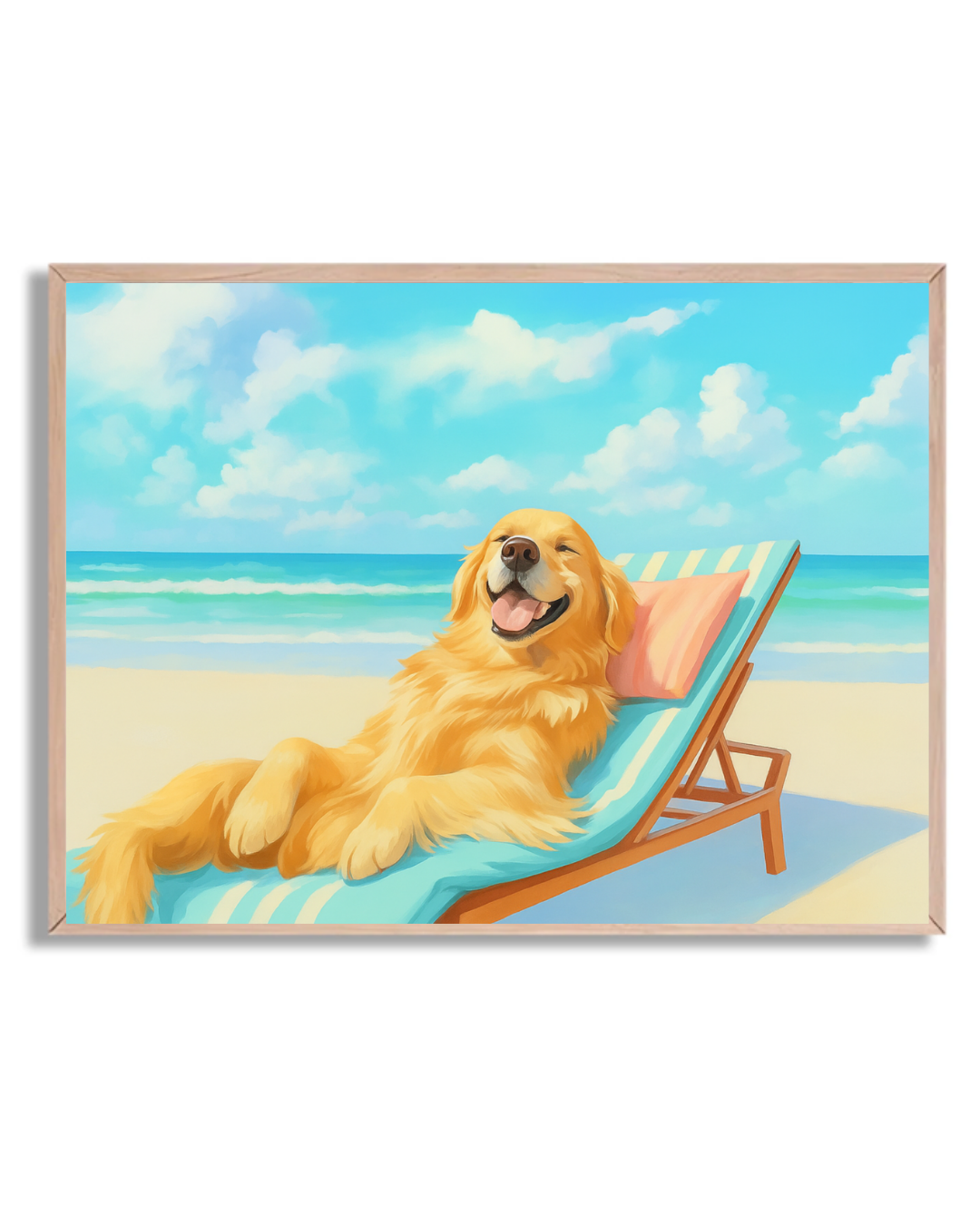 Sol, mar y golden feliz