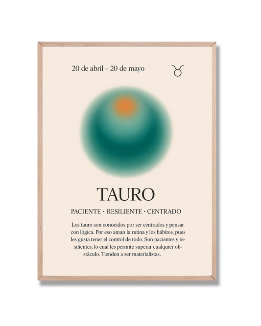 Tauro aura descripción