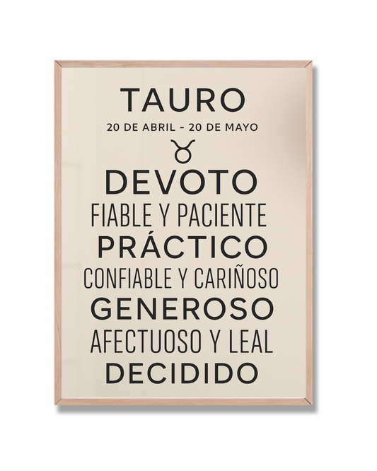 Tauro descripción
