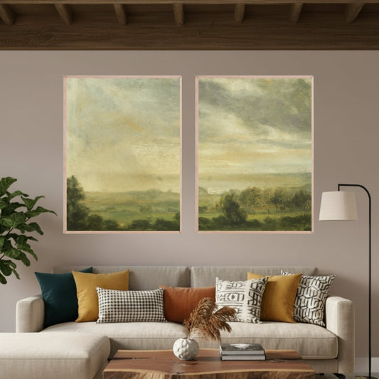 Set de 2 Paisaje Verde