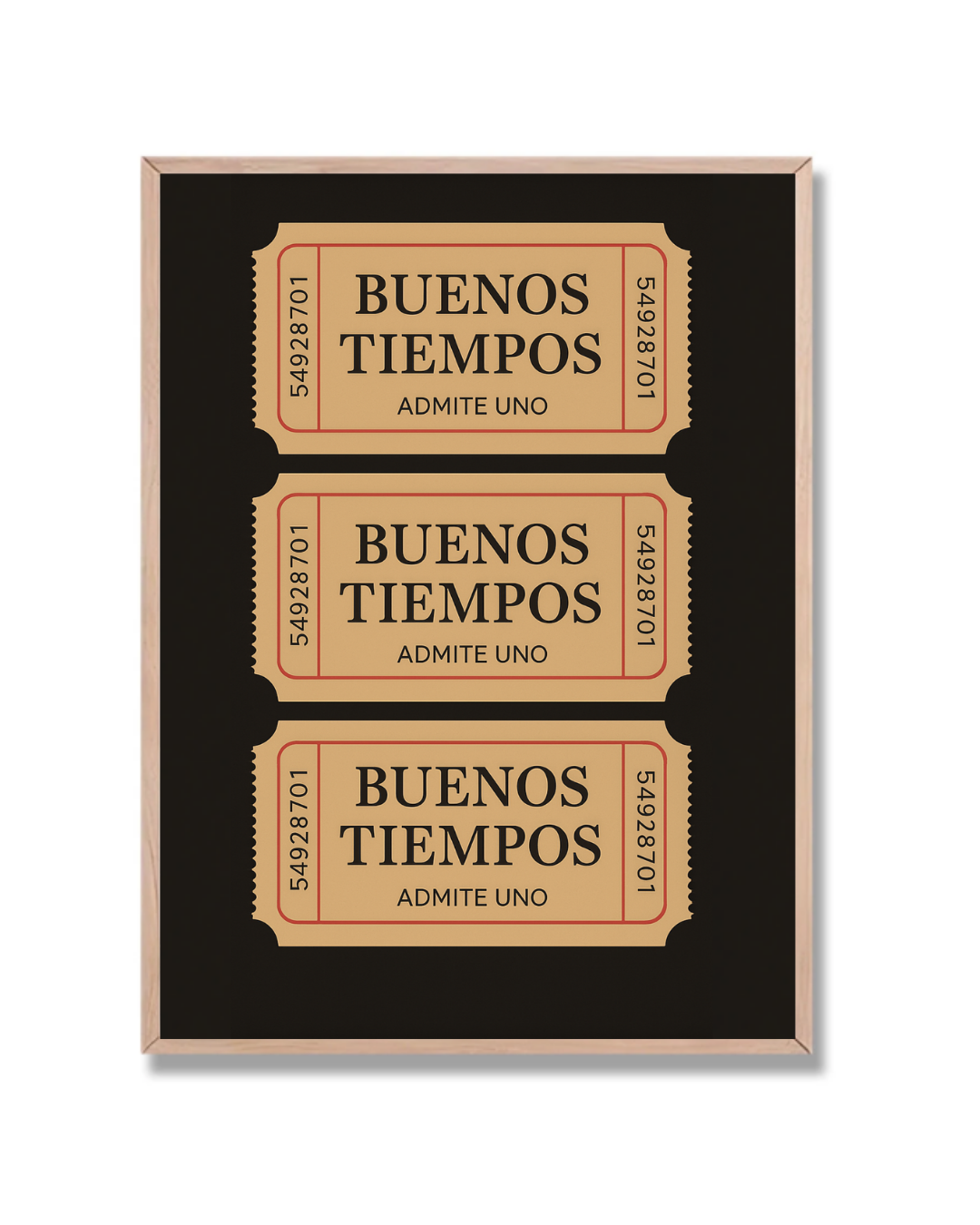 Buenos tiempos ticket