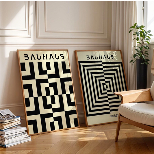 Set de 2 Bauhaus Geométrico