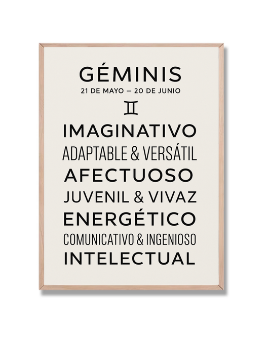 Géminis Descripción
