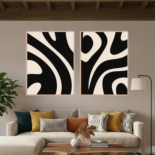 Set de 2 Abstracto #9