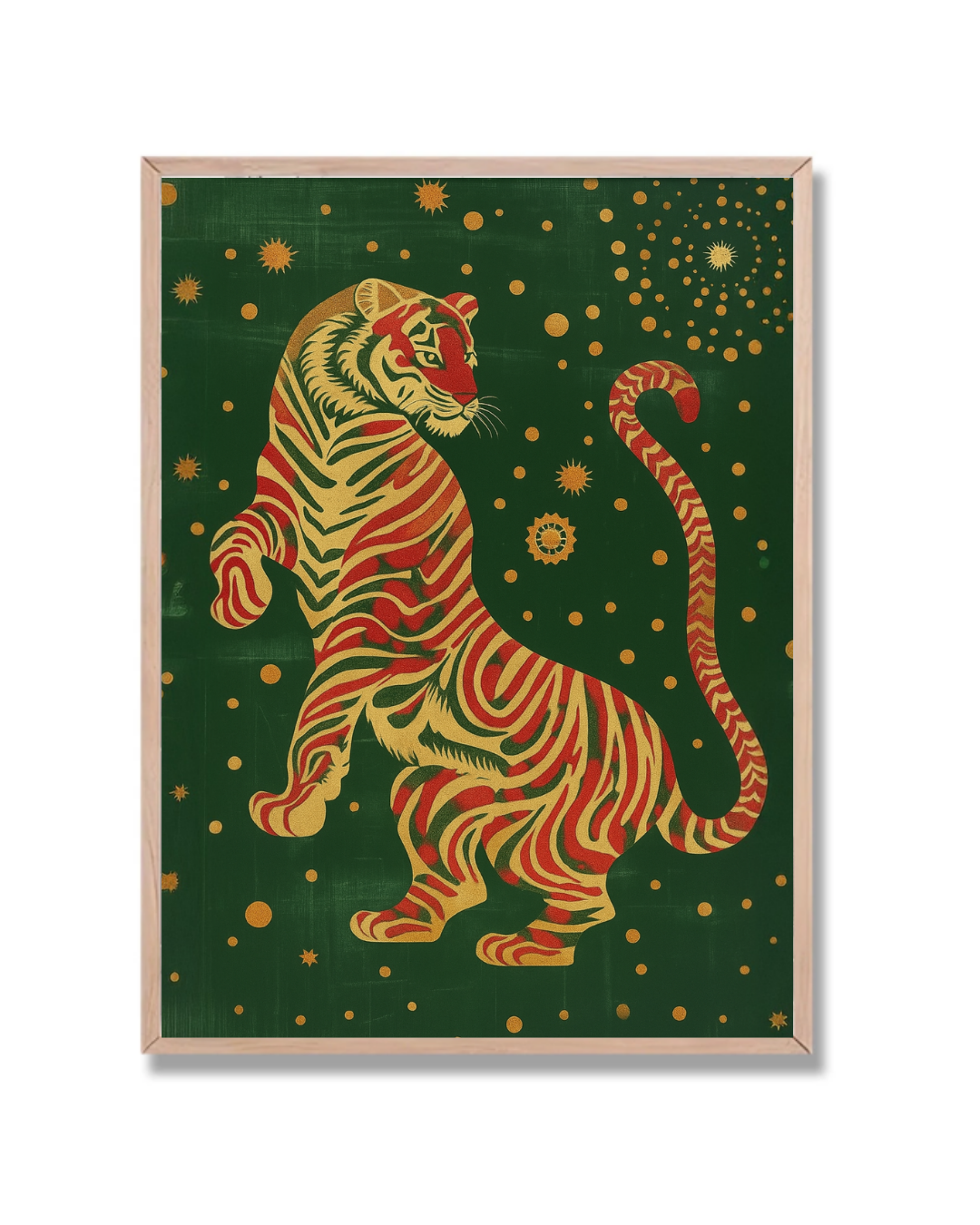 Tigre y estrellas