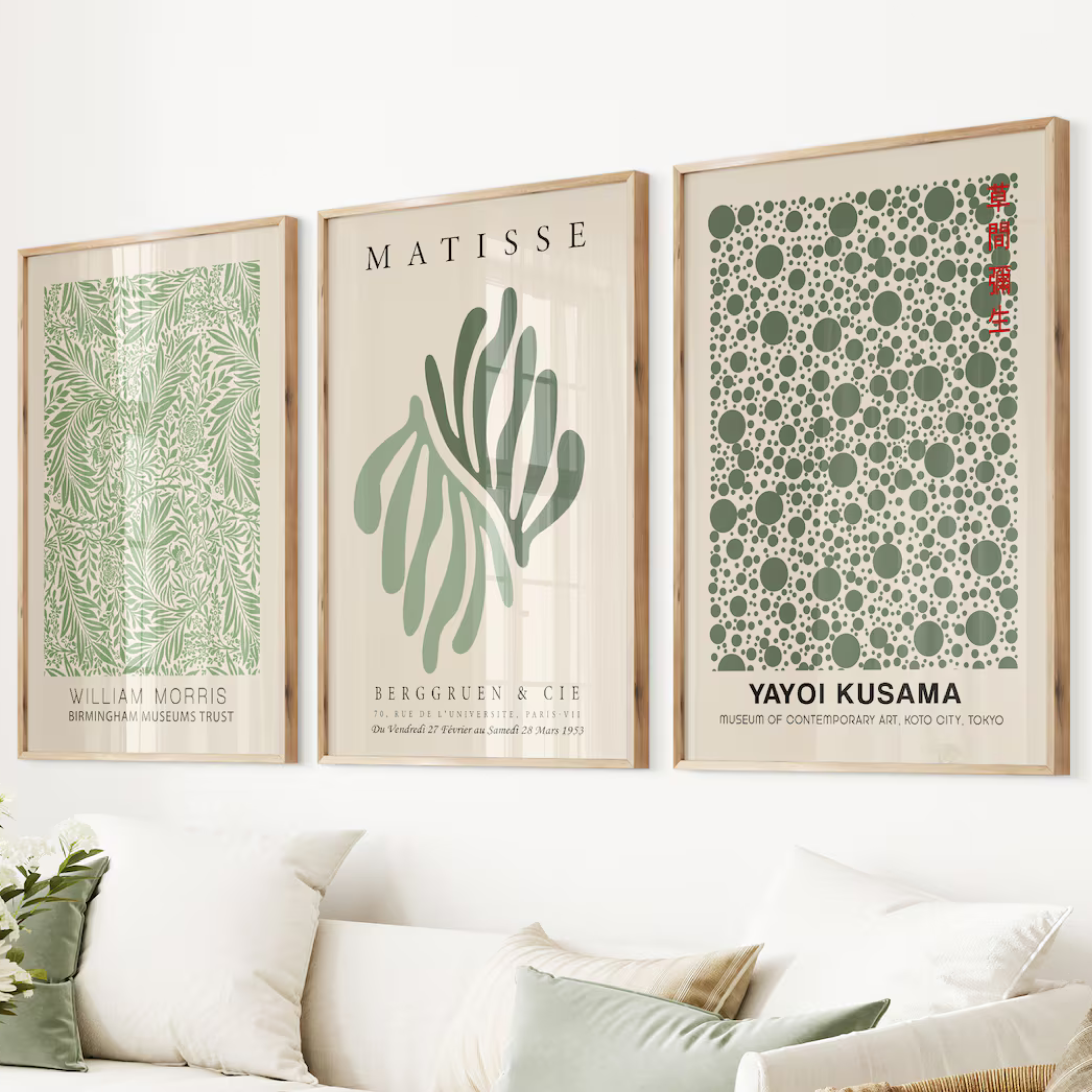 Set de 3 Morris Matisse Kusama Duo