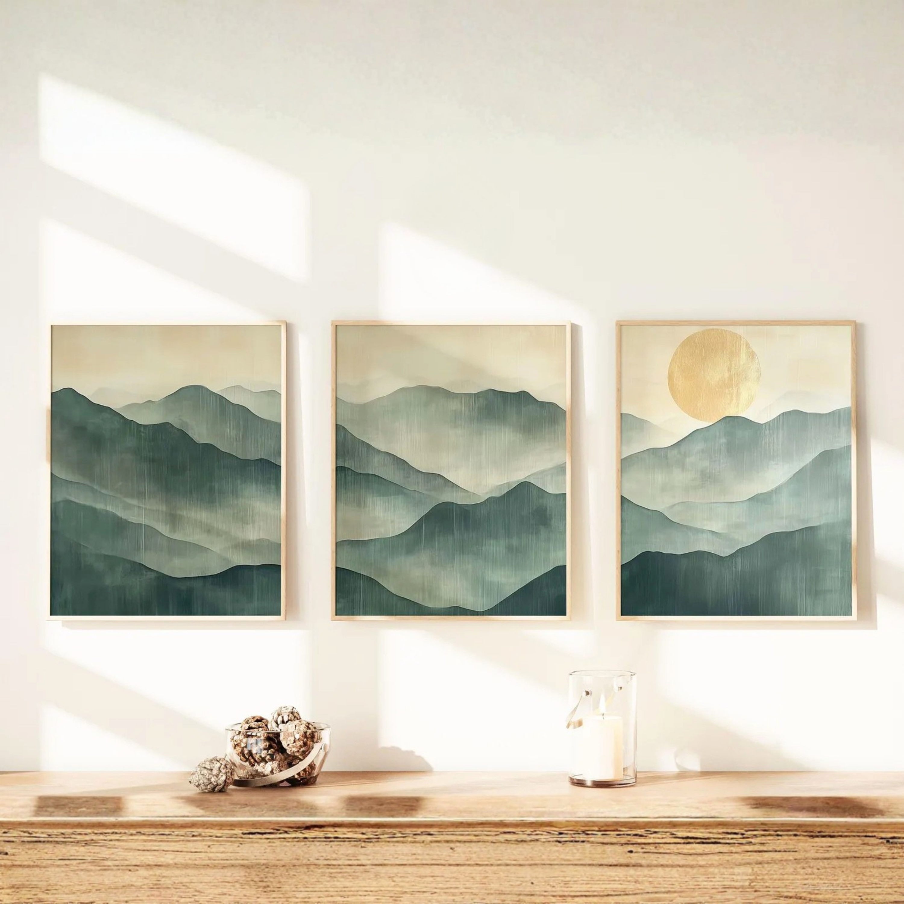 Set de 3 Sierras al Sol