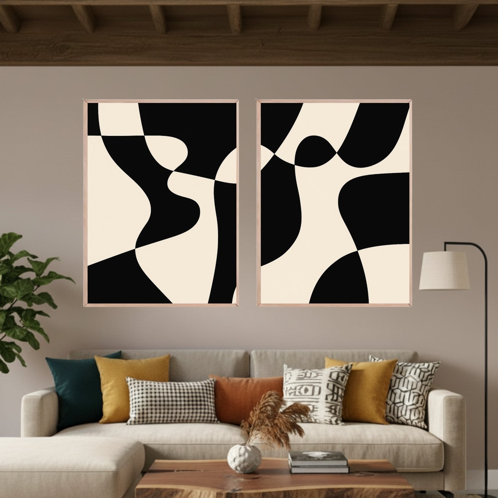 Set de 2 Abstracto #6