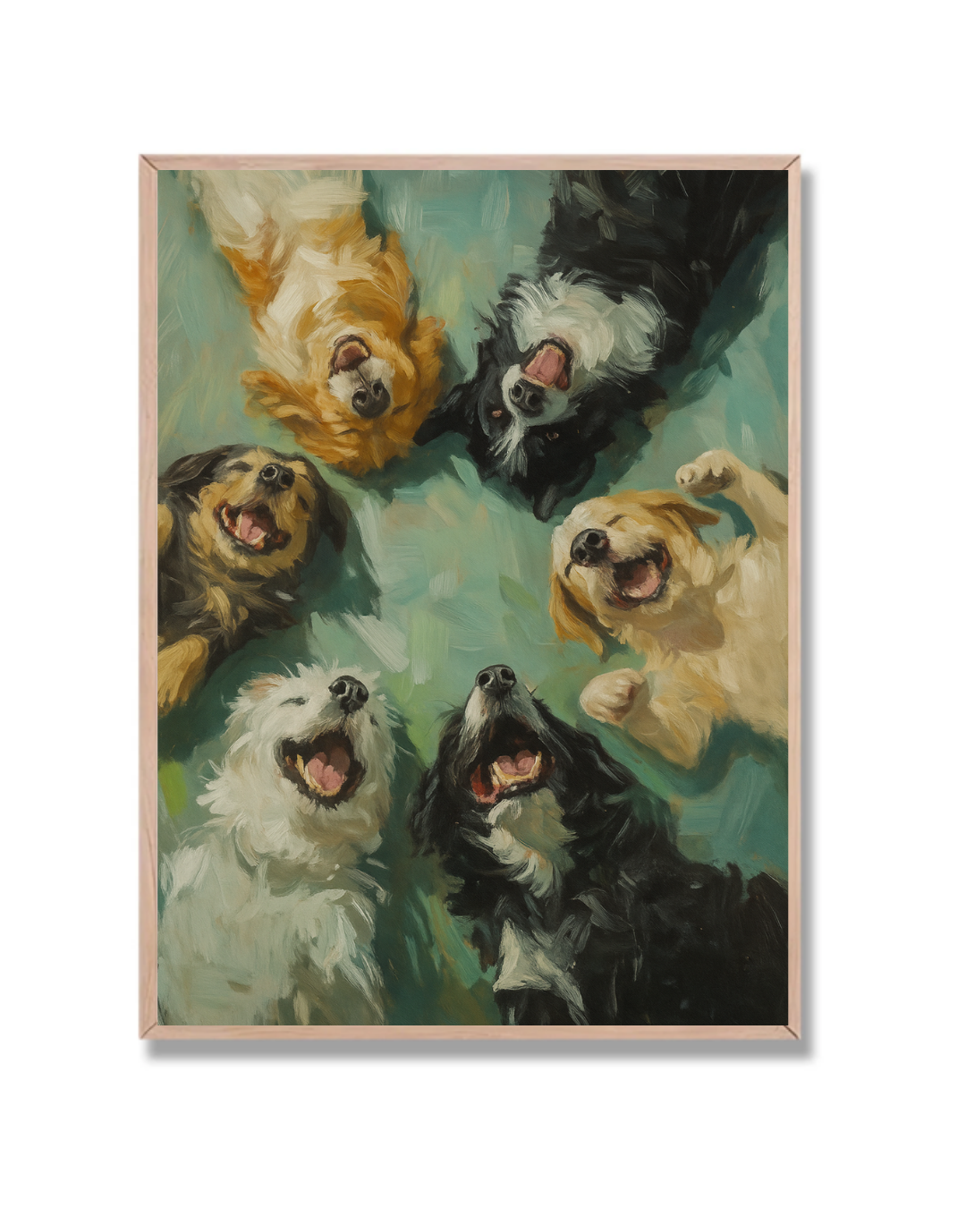 Círculo canino sonriente