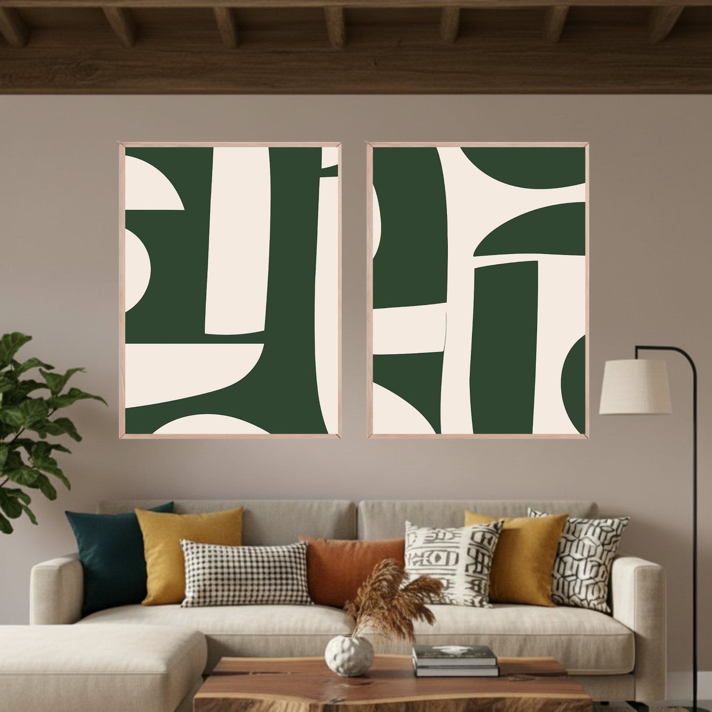 Set de 2 Abstracto #7