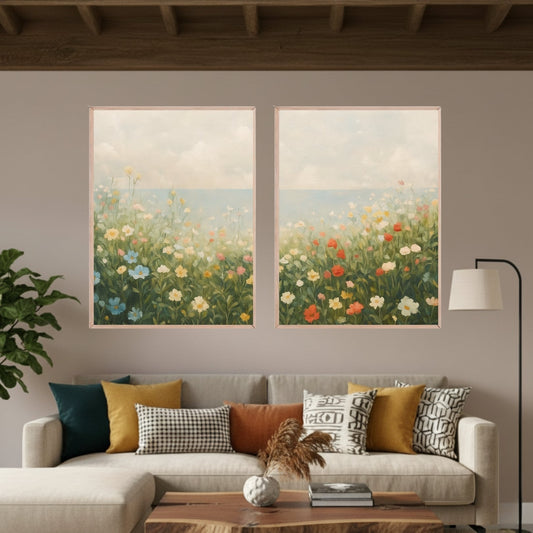 Set de 2 Flores Campo