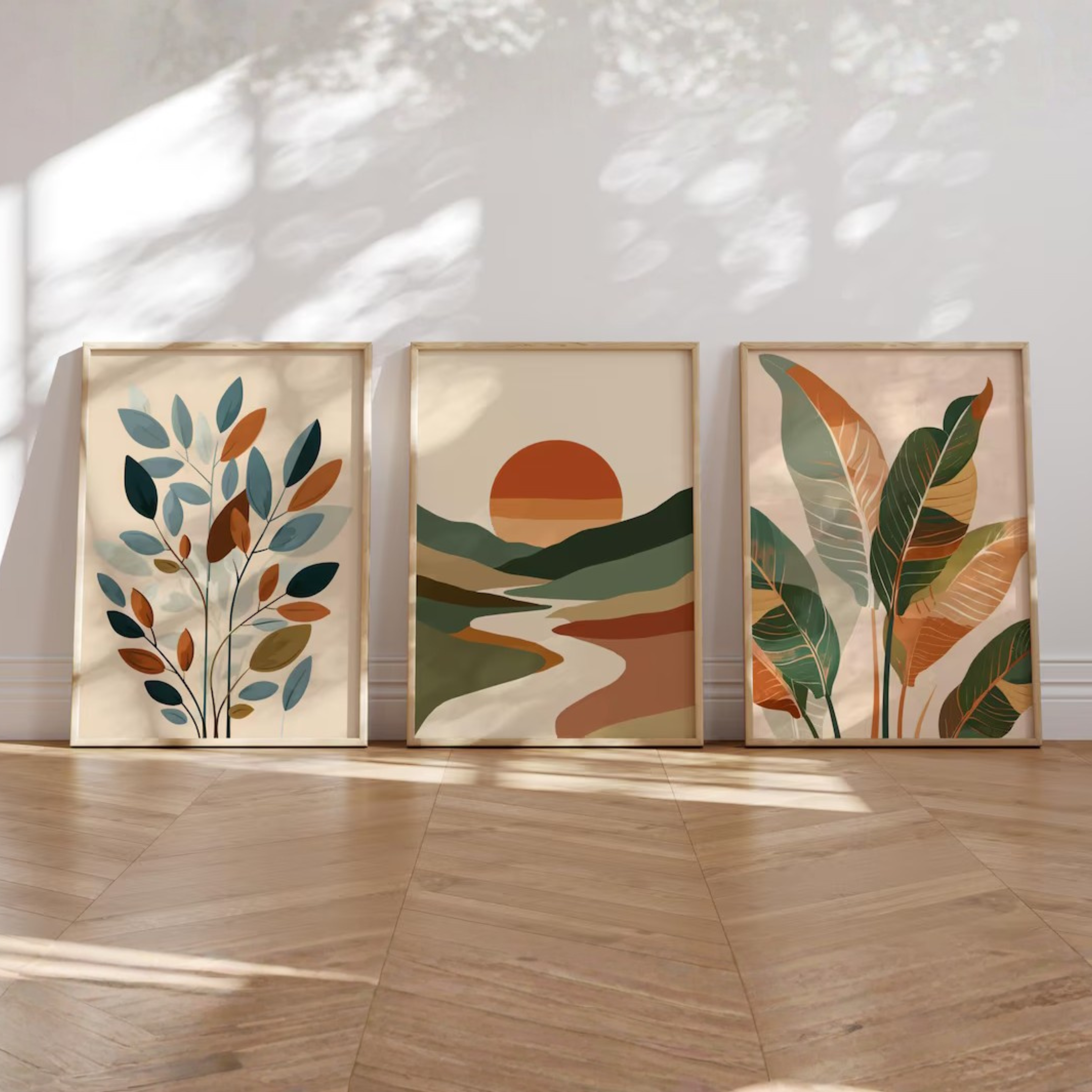 Set de 3 Naturaleza Boho Colorida