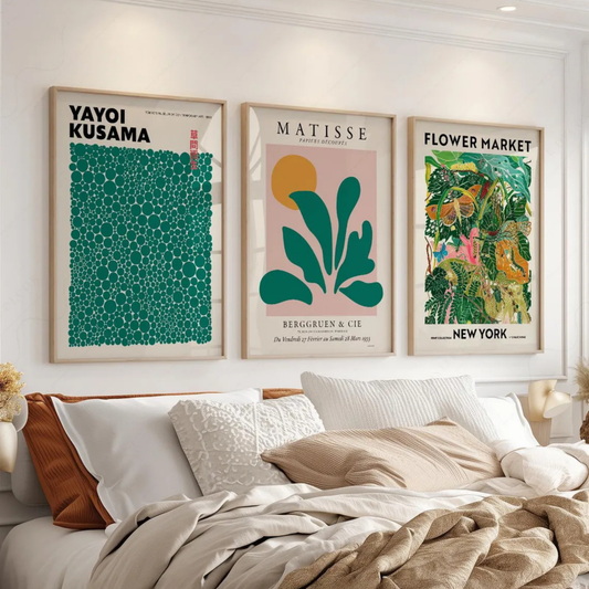 Set de 3 Kusama Matisse Flower Market