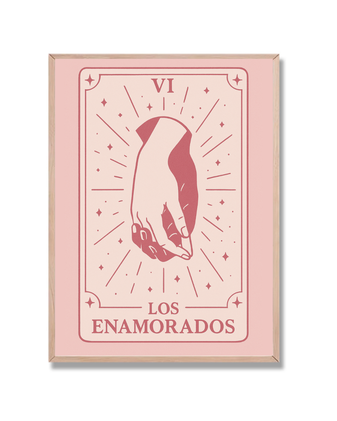 Rosa - Los enamorados - Tarot
