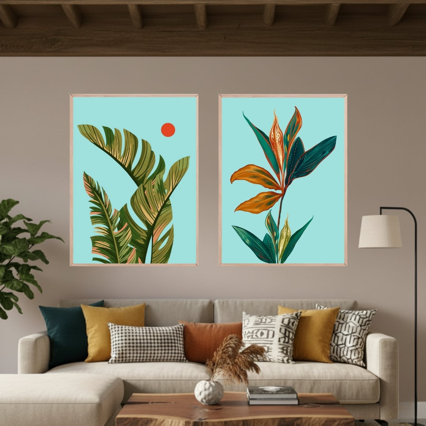 Set de 2 Plantas Tropical