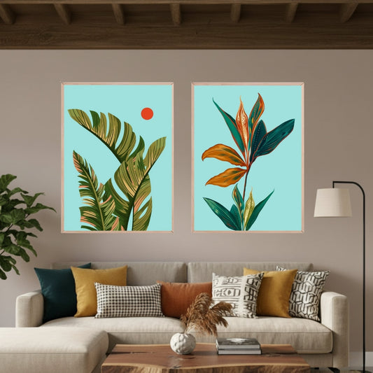 Set de 2 Plantas Tropical