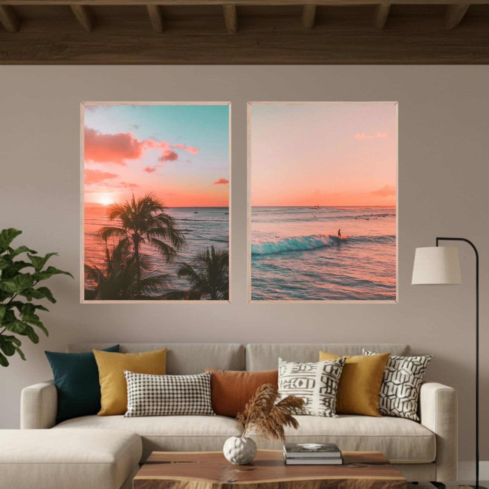 Set de 2 Playa Rosa