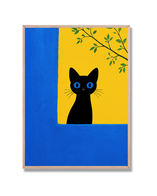 Gato ojos Azules