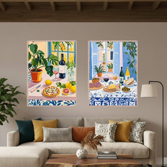 Set de 2 Mesa Mediterránea