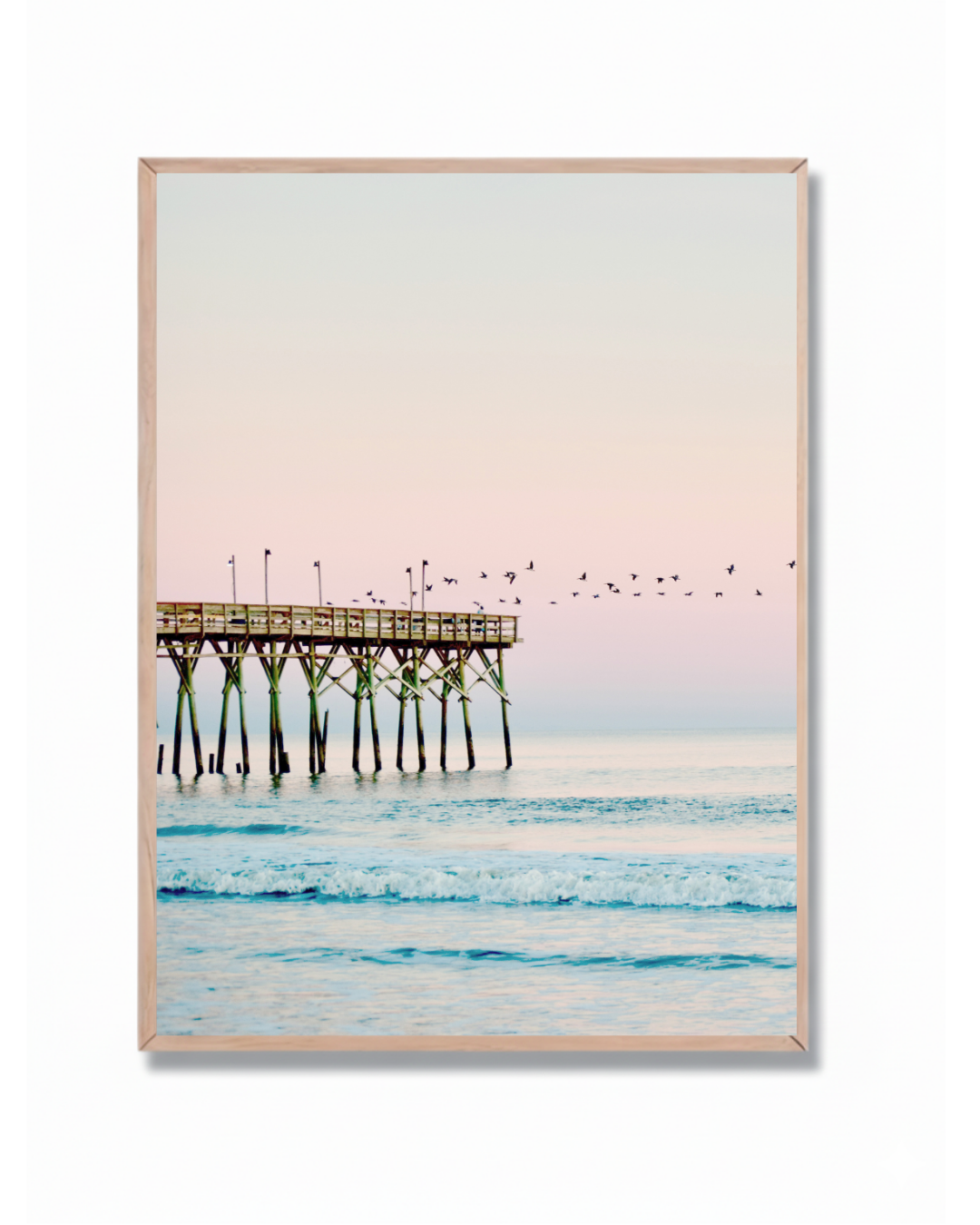 Muelle al amanecer
