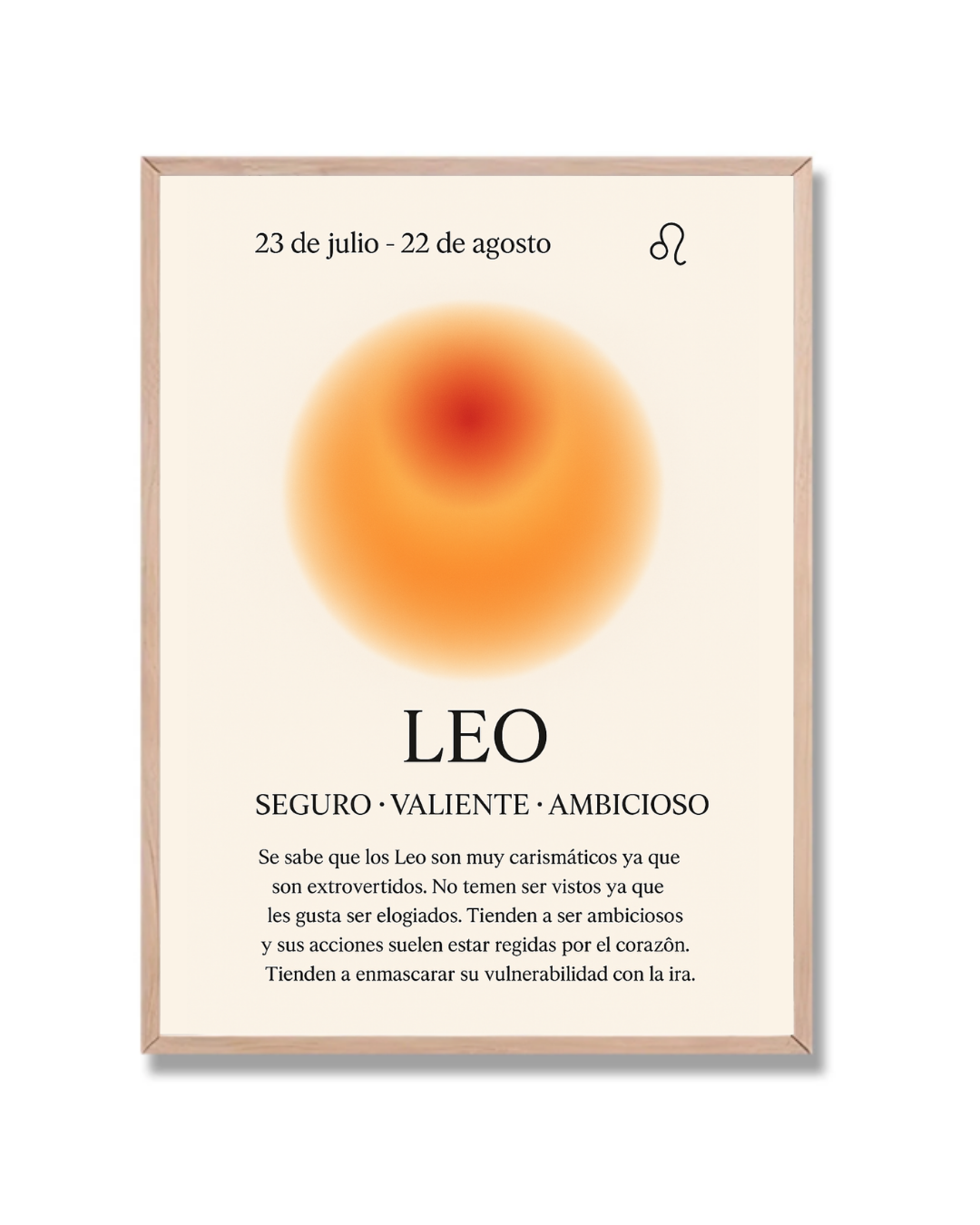 Leo aura descripción