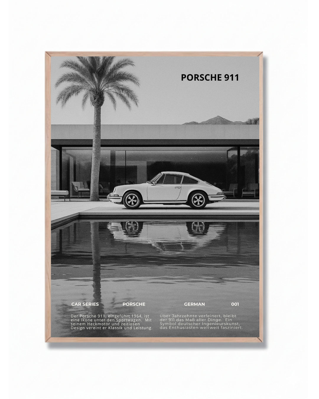 Black and White Porsche 911 #1