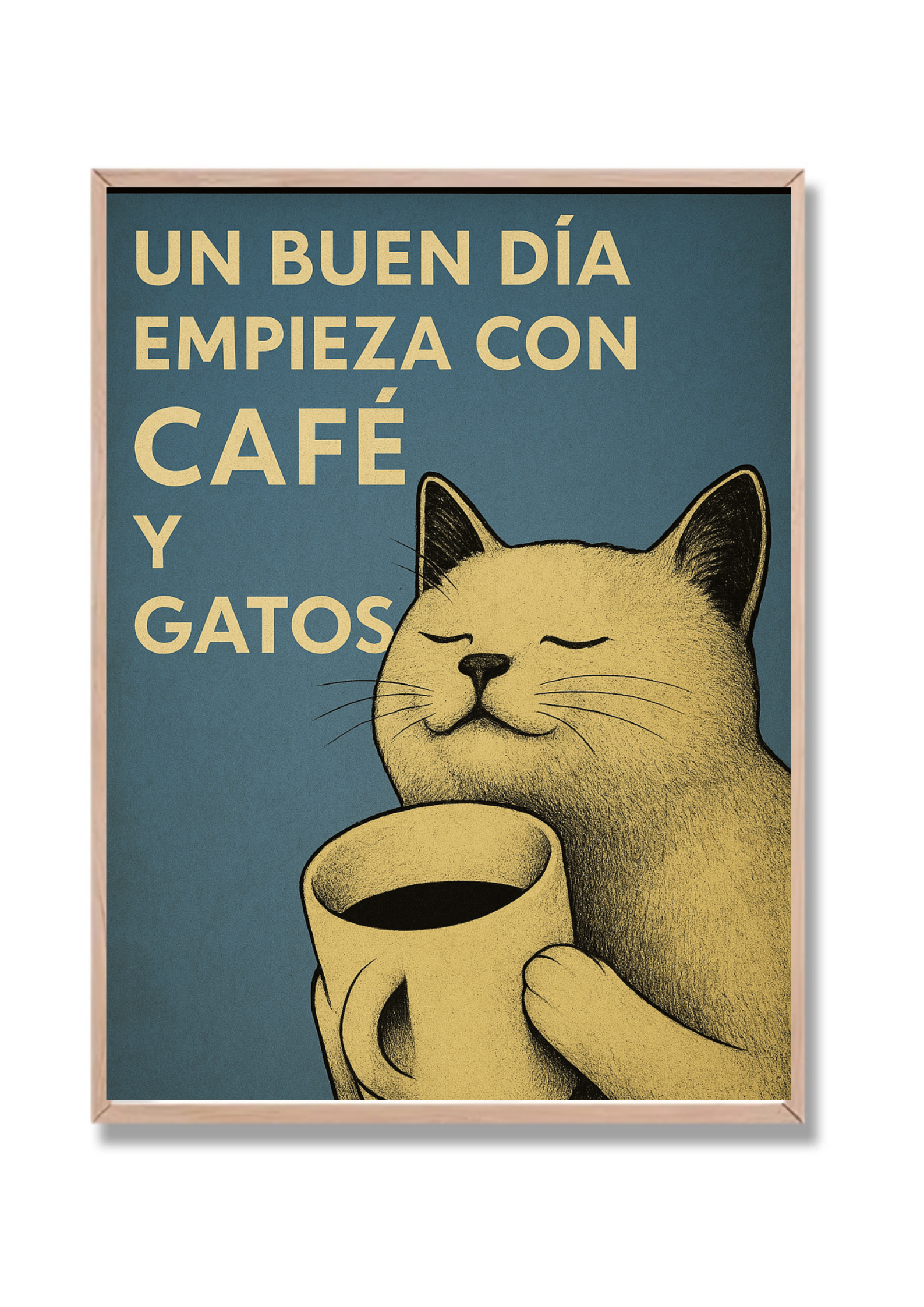 Café y gatos
