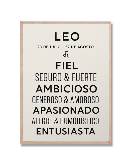 Leo descripción